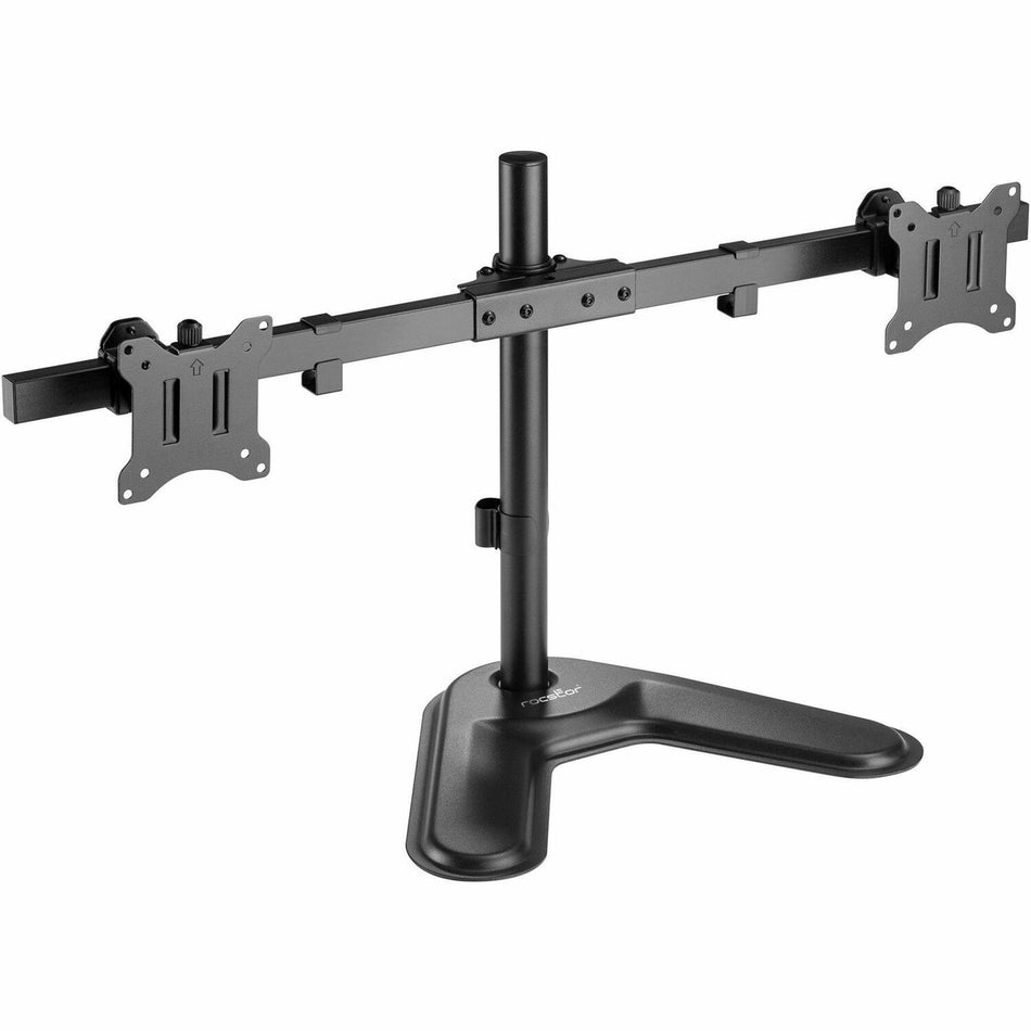 Rocstor ErgoReach Mounting Pole for Flat Panel Display - Black - Landscape/Portrait - Y10N003-B1