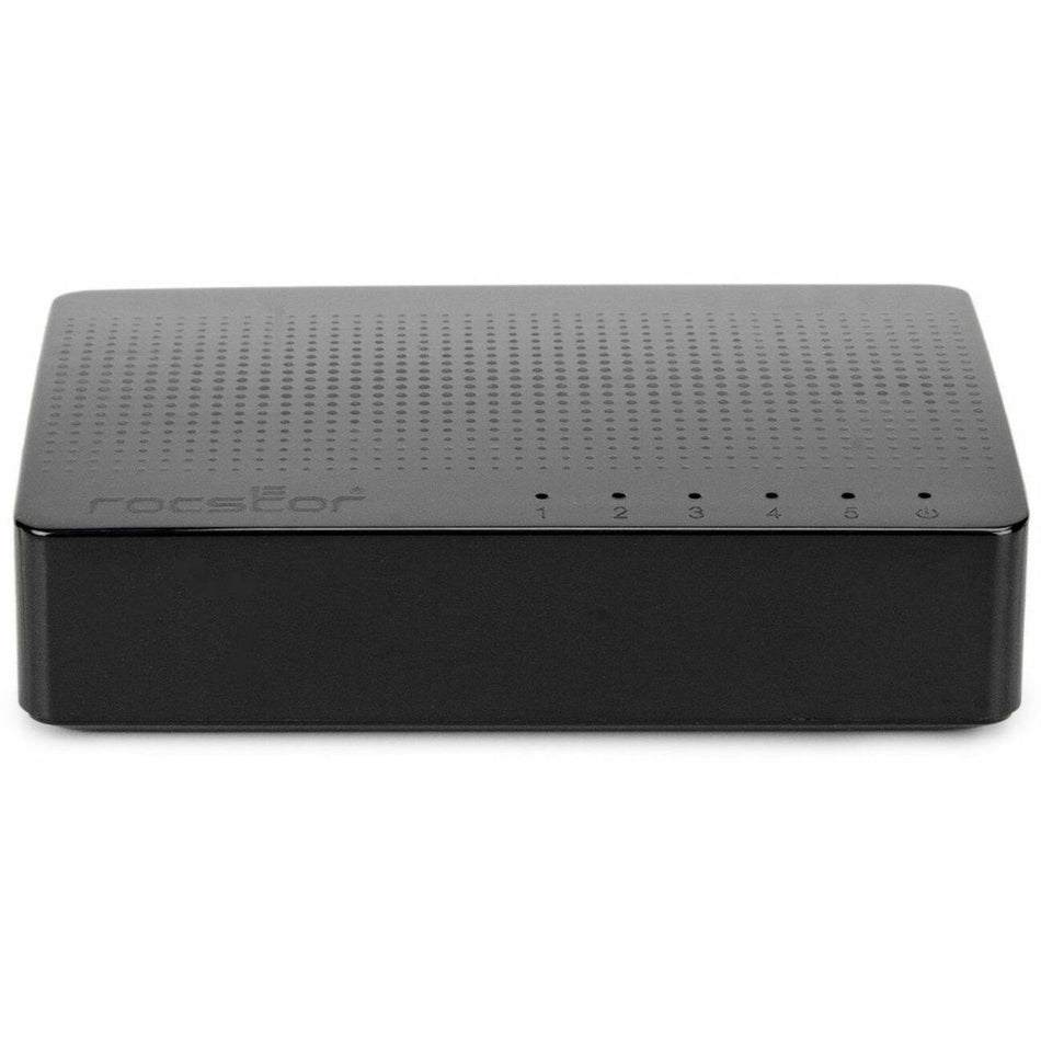 Rocstor JetConnect JC5 5-Port Gigabit Desktop / Wallmount Unmanaged Network Switch - Y10S001-B1