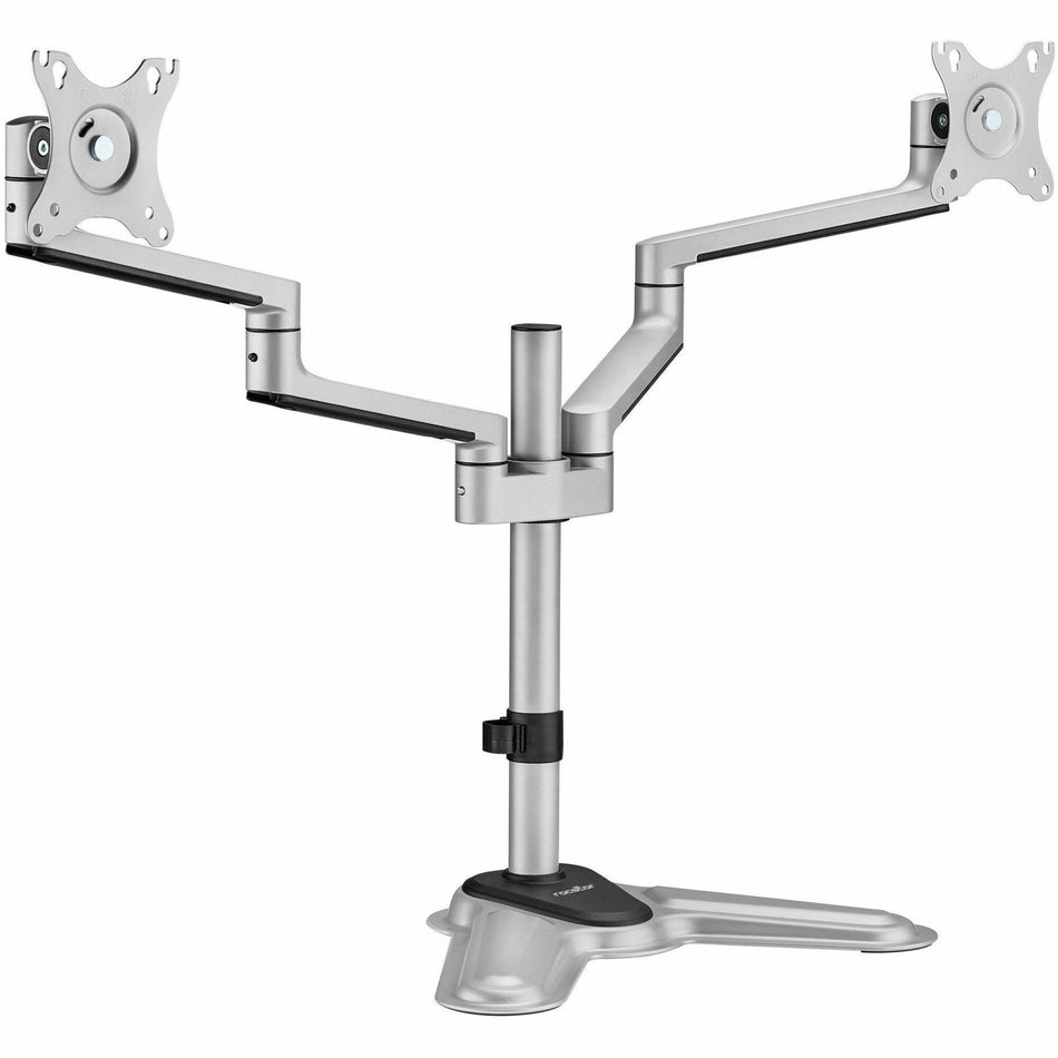 Rocstor Mounting Pole for Monitor, Display - Silver, Black - Y10N017-S1