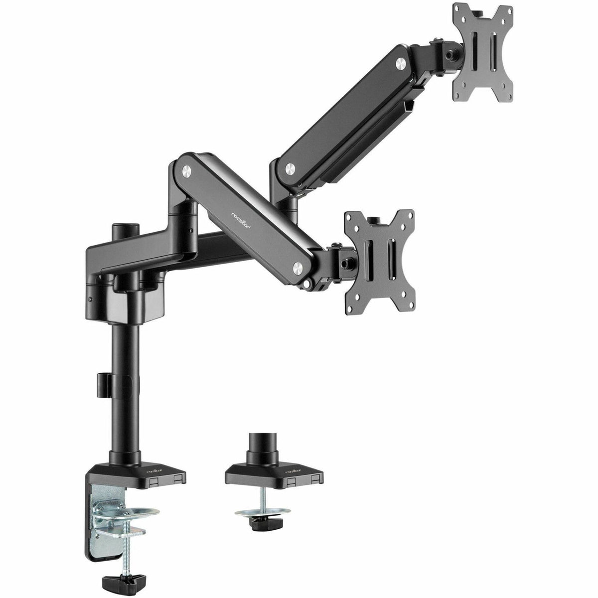 Rocstor ErgoReach Mounting Arm for LED Display, LCD Display, Monitor - Matt Black - Landscape/Portrait - Y10N013-B1