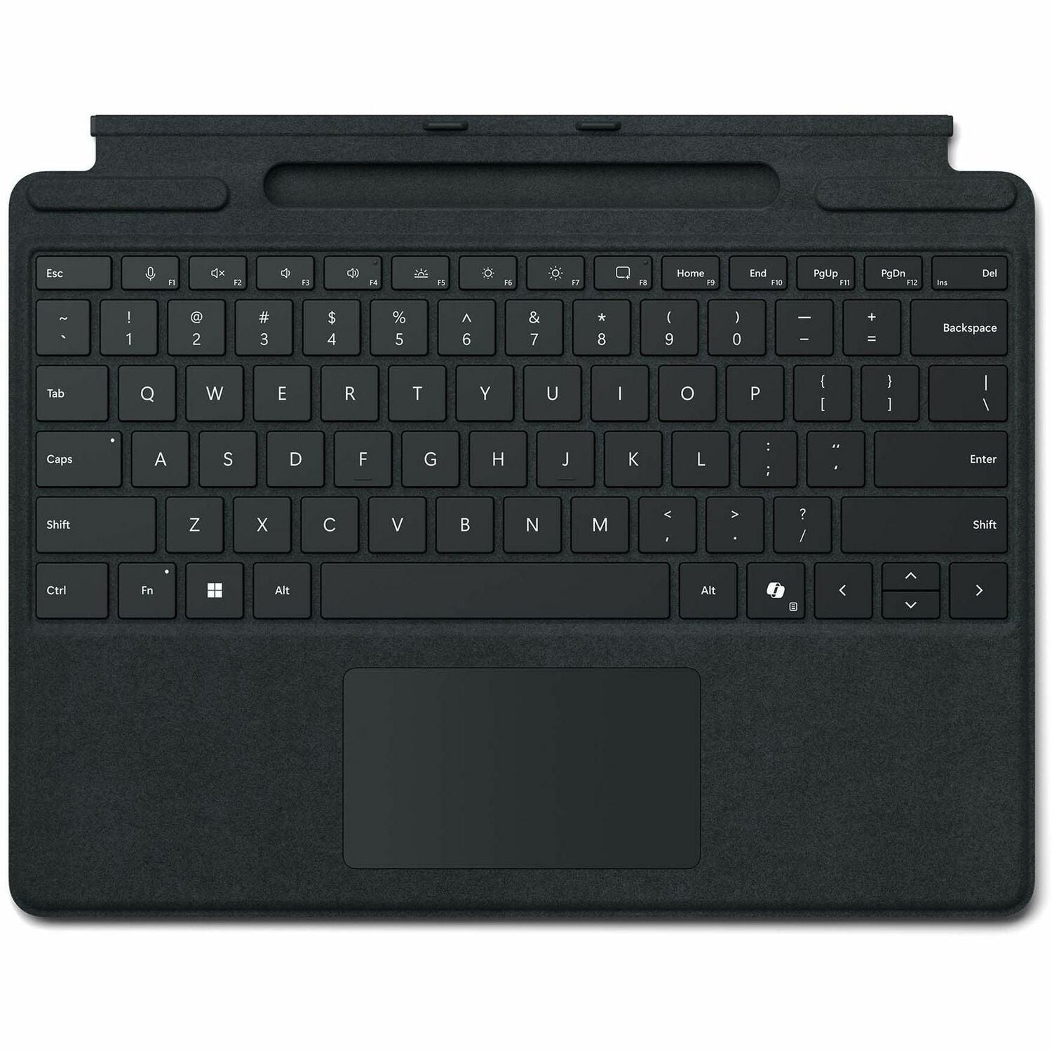 Microsoft Keyboard/Cover Case Microsoft Surface Pro Tablet - Black - 8XB-00139