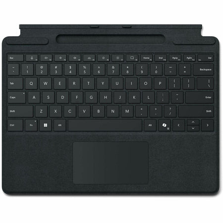 Microsoft Keyboard/Cover Case Microsoft Surface Pro Tablet - Black - 8XB-00139