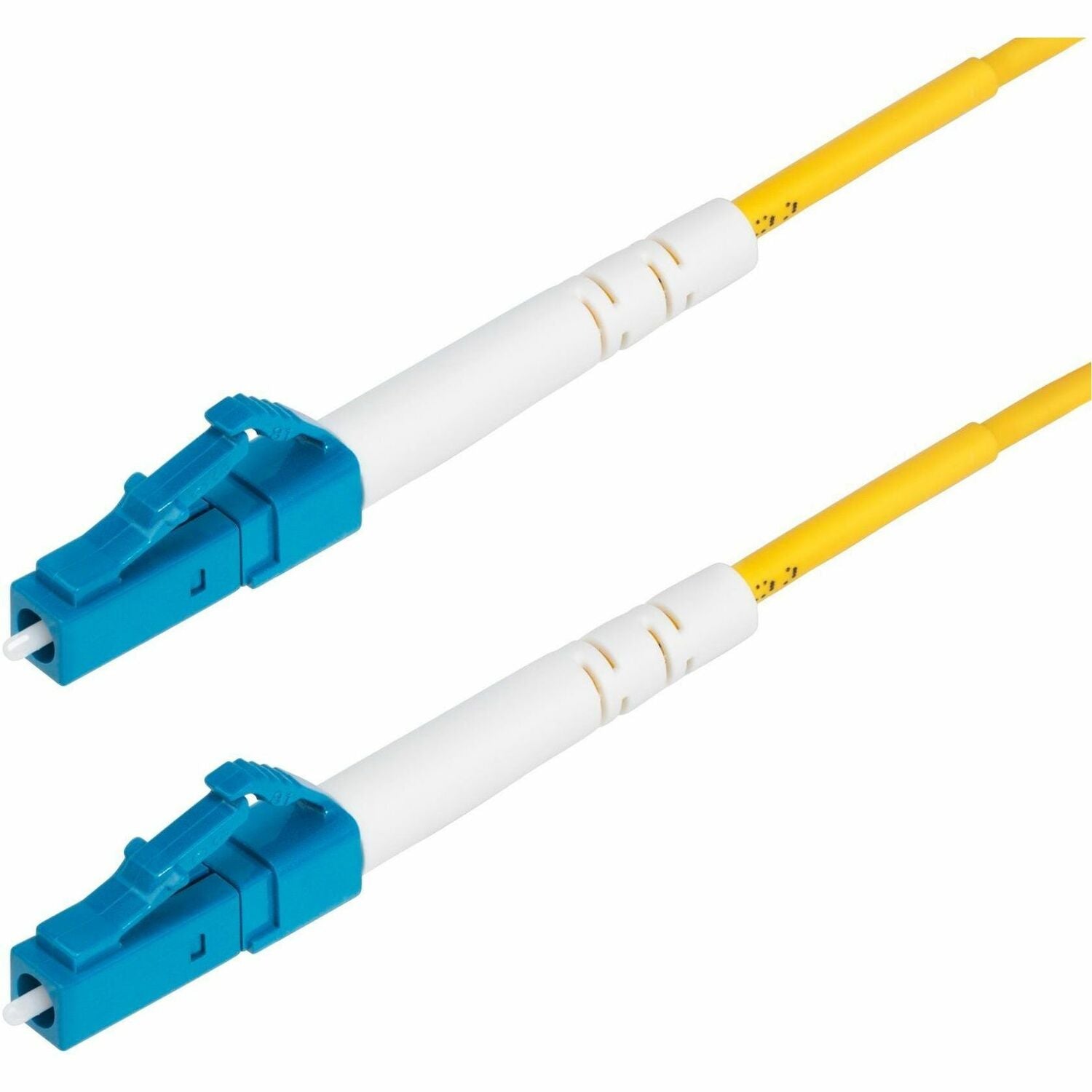 StarTech.com 1m (3.3ft) LC to LC (UPC) OS2 Single Mode Simplex Fiber Optic Cable, 9/125, 40G/100G, Low Insertion Loss, LSZH Jumper Cord - SPSMLCLC-OS2-1M