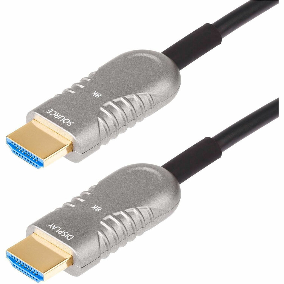 StarTech.com 30ft (9.1m) HDMI 2.1 Hybrid Active Optical Cable (AOC), CMP, Plenum Rated, 8K Ultra High Speed HDMI 2.1/2.0 Cable, 48Gbps - 8K-A-30F-HDMI-CABLE