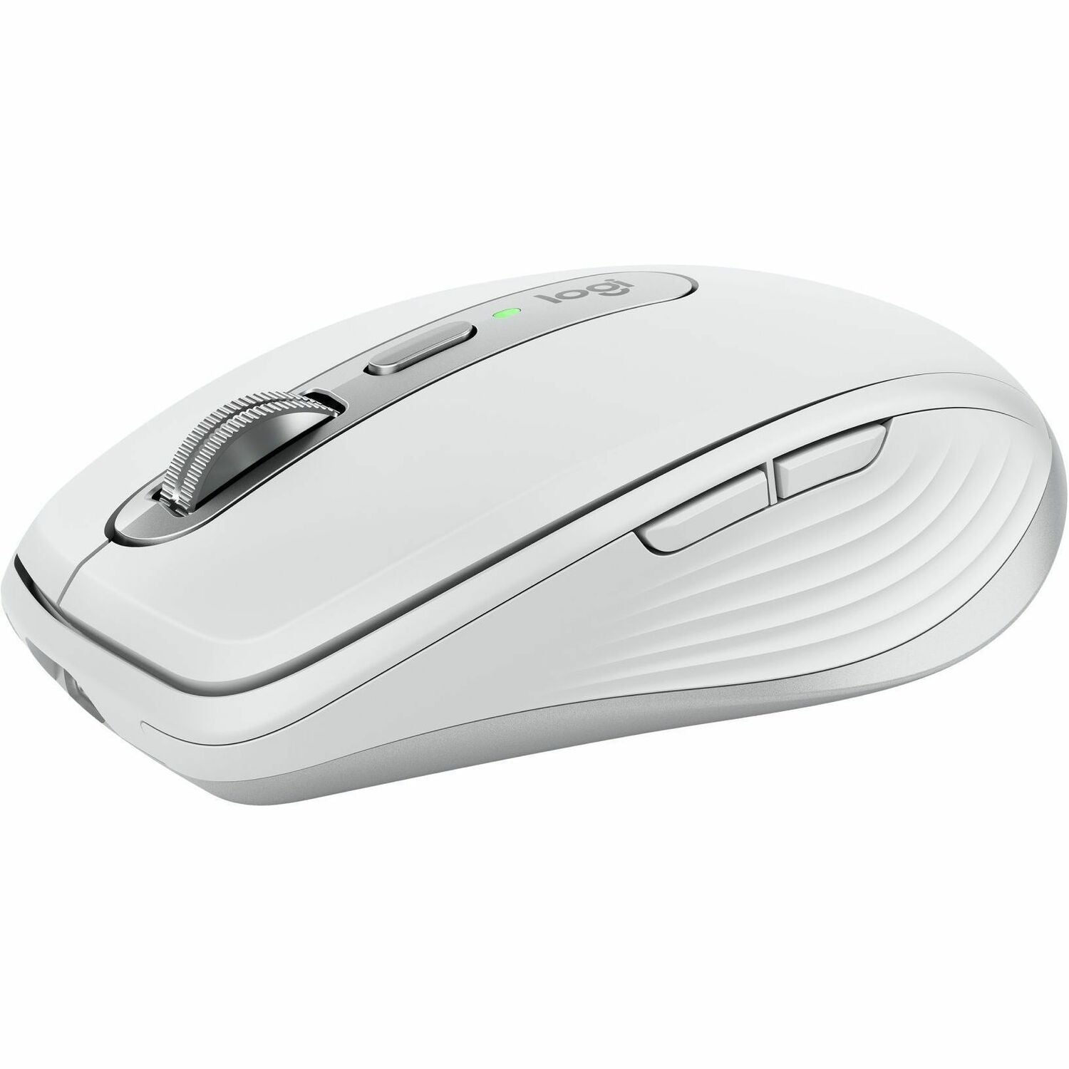 Logitech MX Anywhere 3S for Mac, Compact Wireless Bluetooth Mouse, 8K DPI Any-Surface Tracking, Quiet Clicks, USB C, Wireless Mouse for MacBook Pro, Macbook Air, iMac, iPad (Pale Grey) - 910-006944