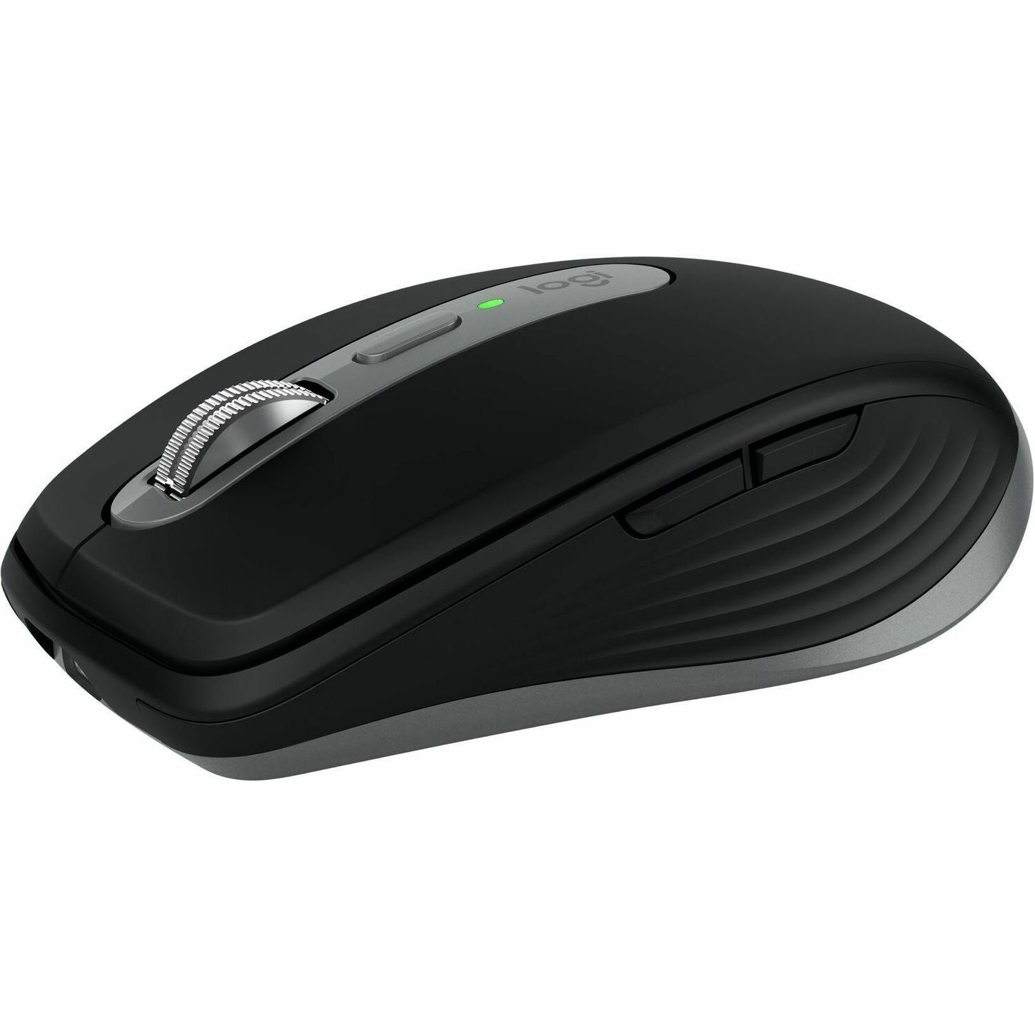 Logitech MX Anywhere 3S for Mac, Compact Wireless Bluetooth Mouse, 8K DPI Any-Surface Tracking, Quiet Clicks, USB C, Space Grey - 910-006945