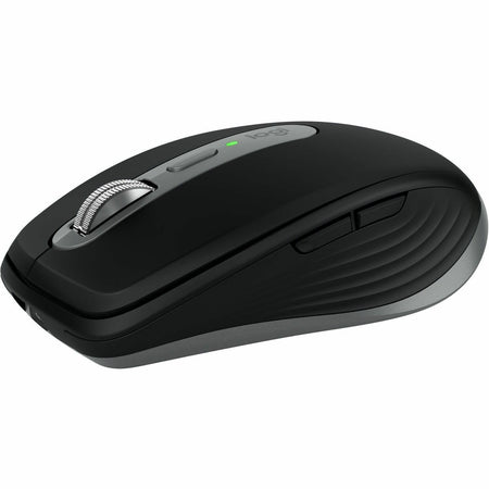 Logitech MX Anywhere 3S for Mac, Compact Wireless Bluetooth Mouse, 8K DPI Any-Surface Tracking, Quiet Clicks, USB C, Space Grey - 910-006945