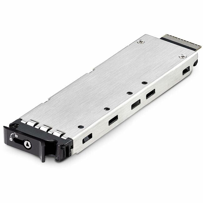 StarTech.com Drive Enclosure PCI Express NVMe 4.0 - Black, Silver - TR-M2-REMOVABLE-PCIE