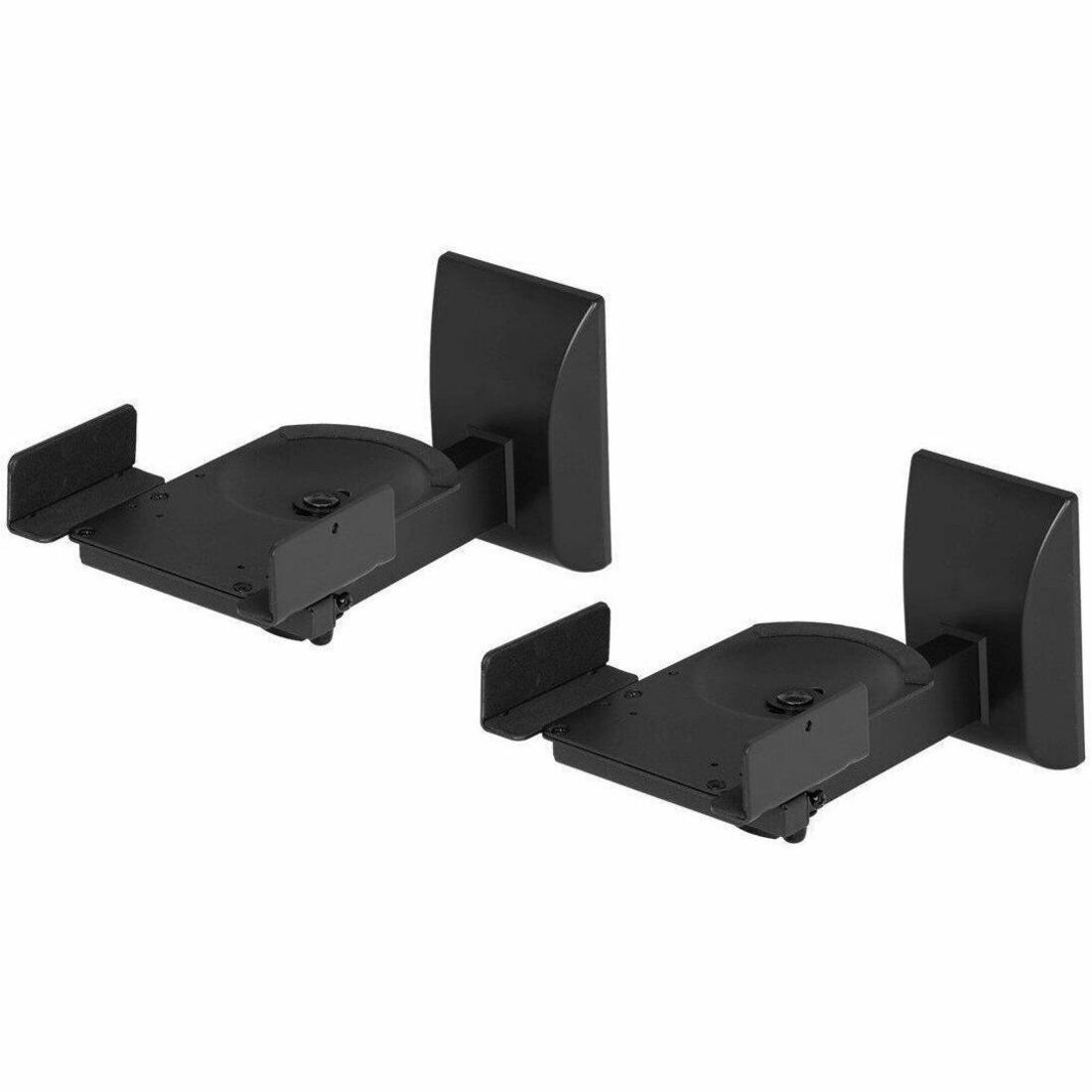 Monoprice Mounting Bracket for Speaker - Black - 44896