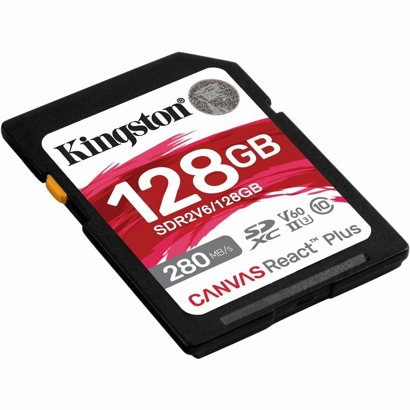 Kingston Canvas React Plus 128 GB Class 10/UHS-II (U3) V60 SDXC - SDR2V6/128GB