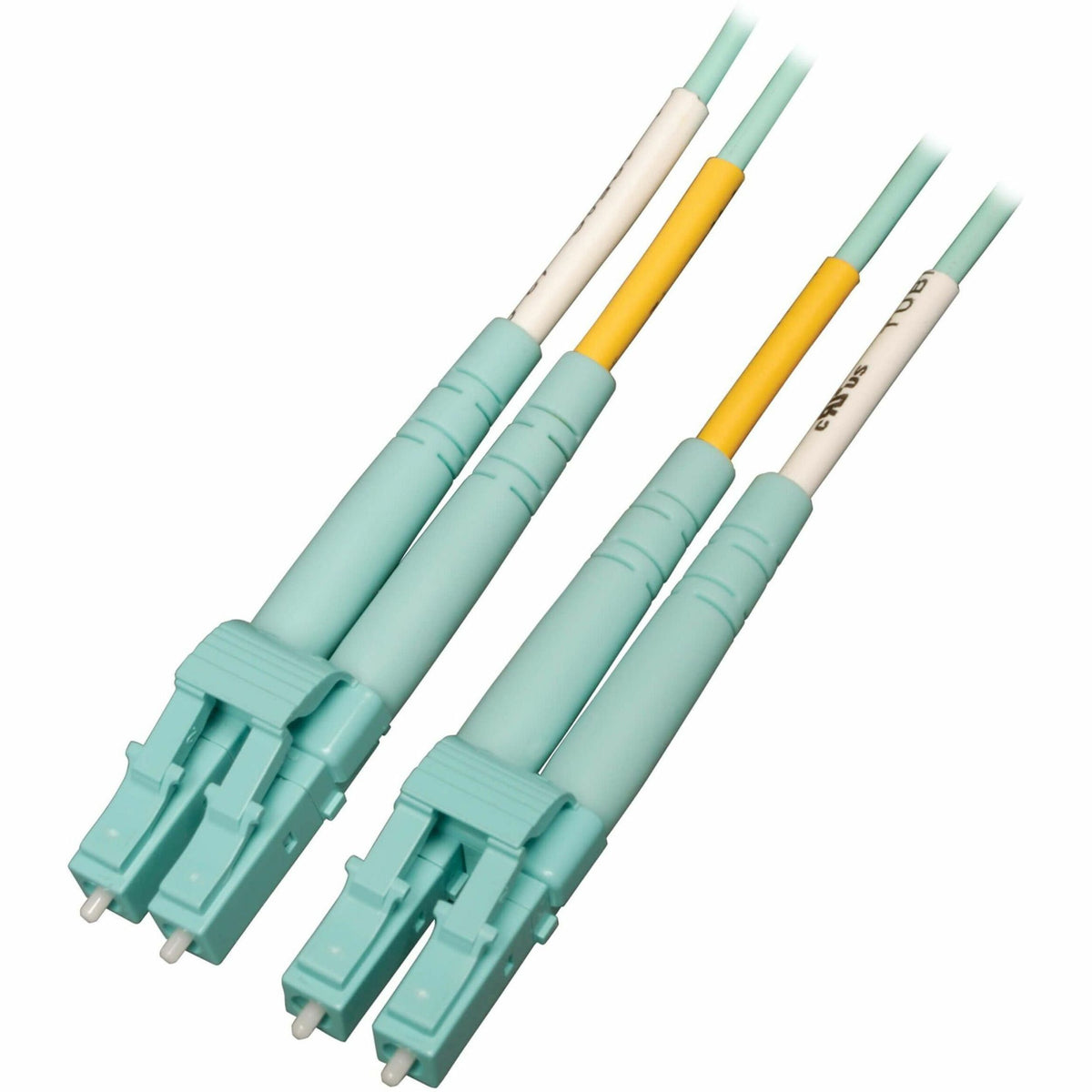 Eaton Tripp Lite Series 10Gb/40Gb/100Gb Duplex Multimode 50/125 OM4 LSZH Fiber Patch Cable (LC/LC), Aqua, 4 m (13.1 ft.) - N820-04M-OM4