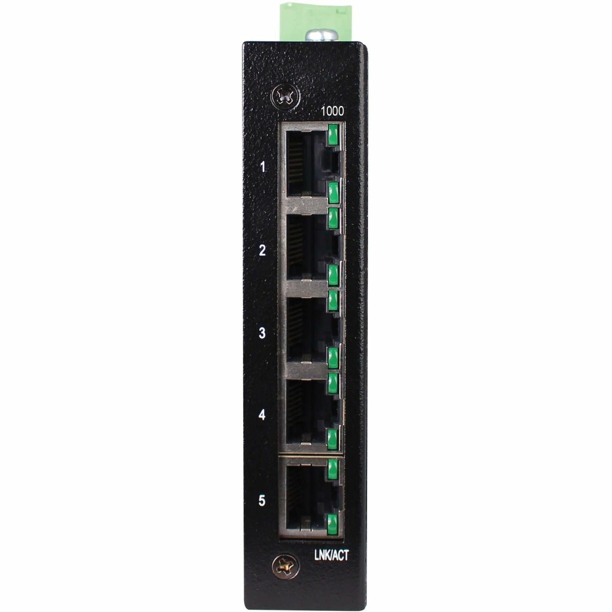 Eaton Tripp Lite Series 5-Port Unmanaged Industrial Gigabit Ethernet Switch - 10/100/1000 Mbps, Ruggedized, -40&deg; to 75&deg;C, EIP QoS, DIN/Wall Mount, TAA - NGIU05E