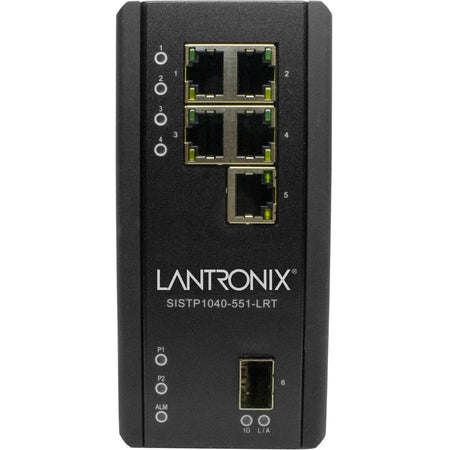 Lantronix Unmanaged Hardened Gigabit Ethernet PoE++ Switch - SISTP1040-551-LRT