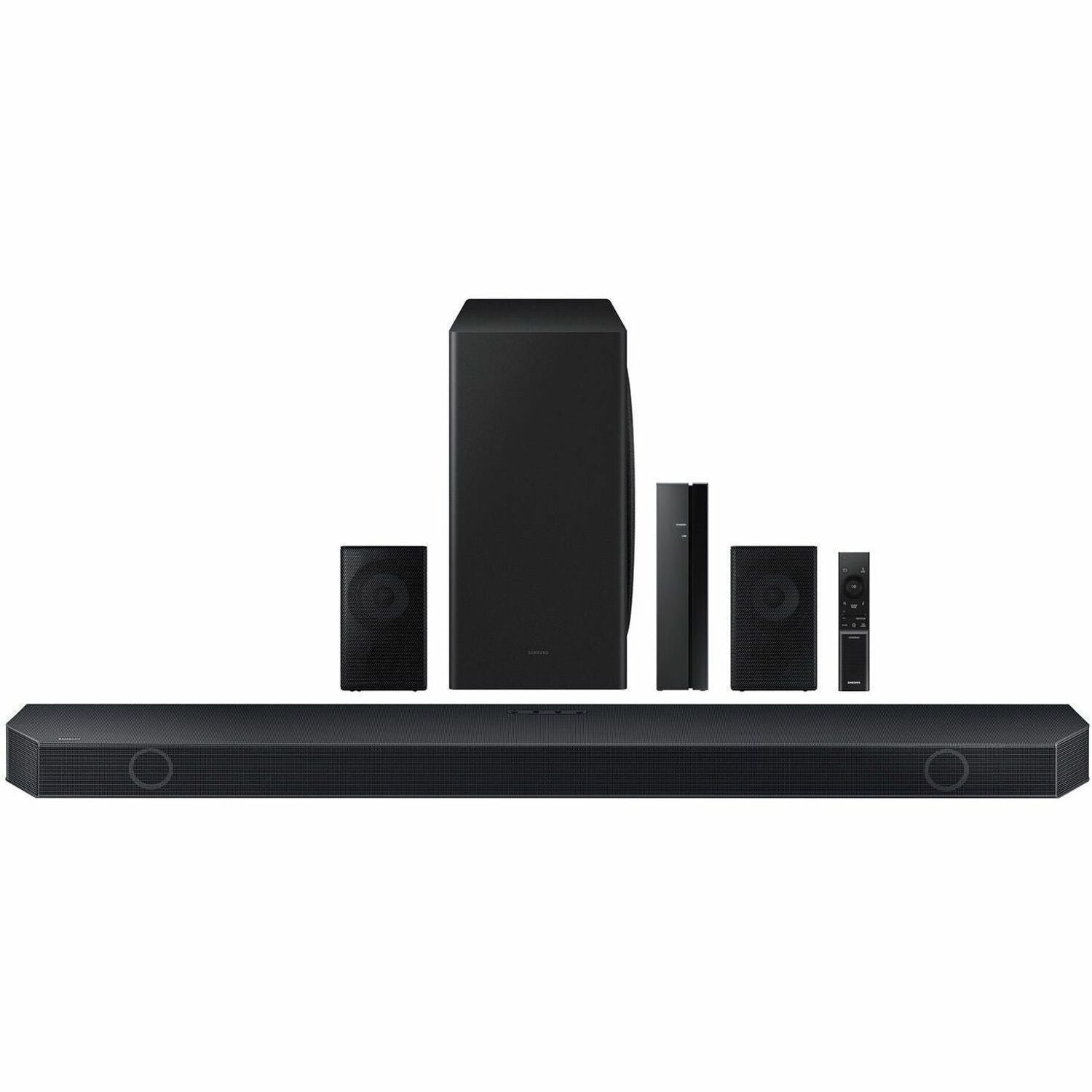 Samsung HW-Q910D 9.1.2 Bluetooth Sound Bar Speaker - 520 W RMS - Alexa Supported - Titan Black - HW-Q910D/ZA