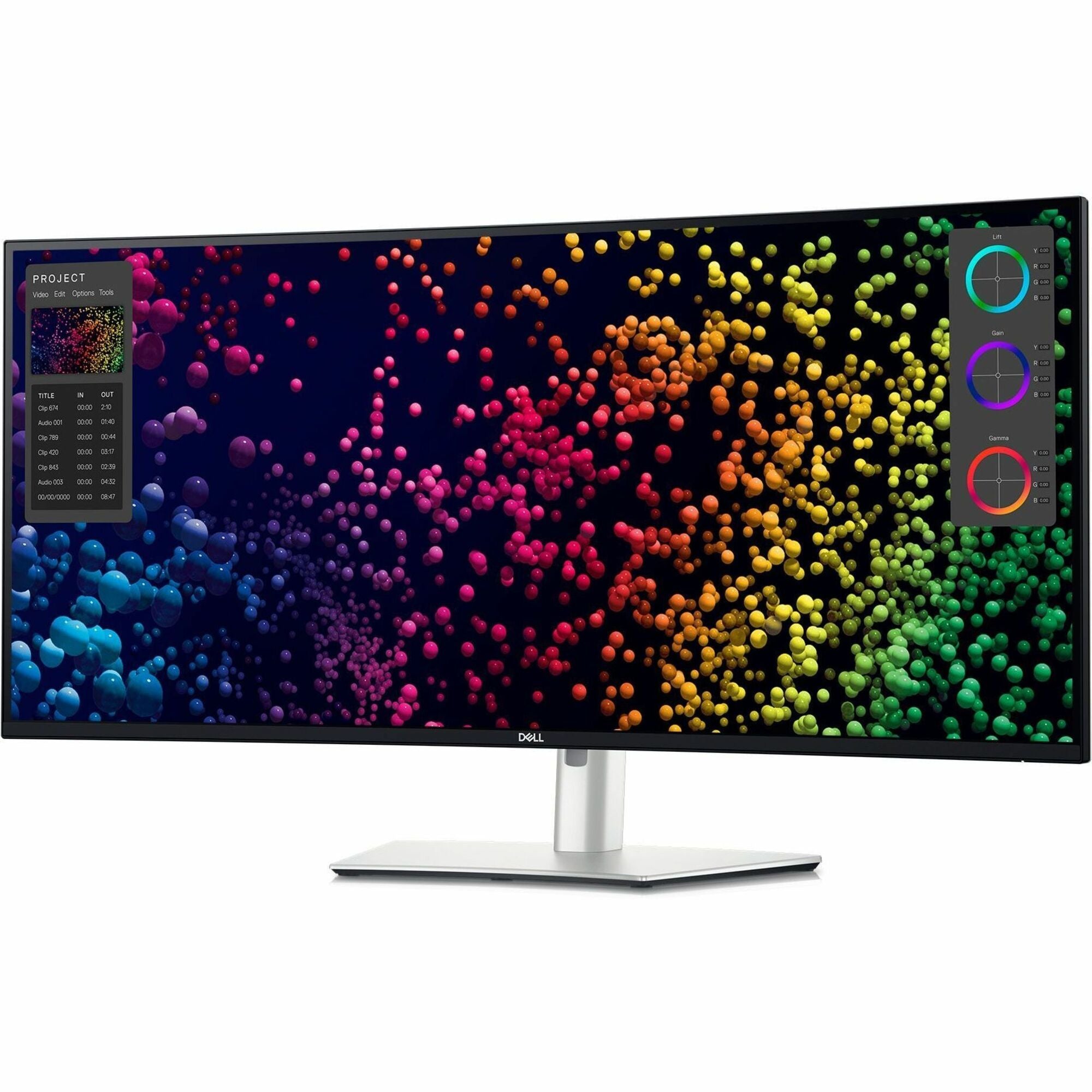 Dell UltraSharp U4025QW 40" Class 5K2K WUHD Curved Screen LED Monitor - 21:9 - Black, Silver - DELL-U4025QW