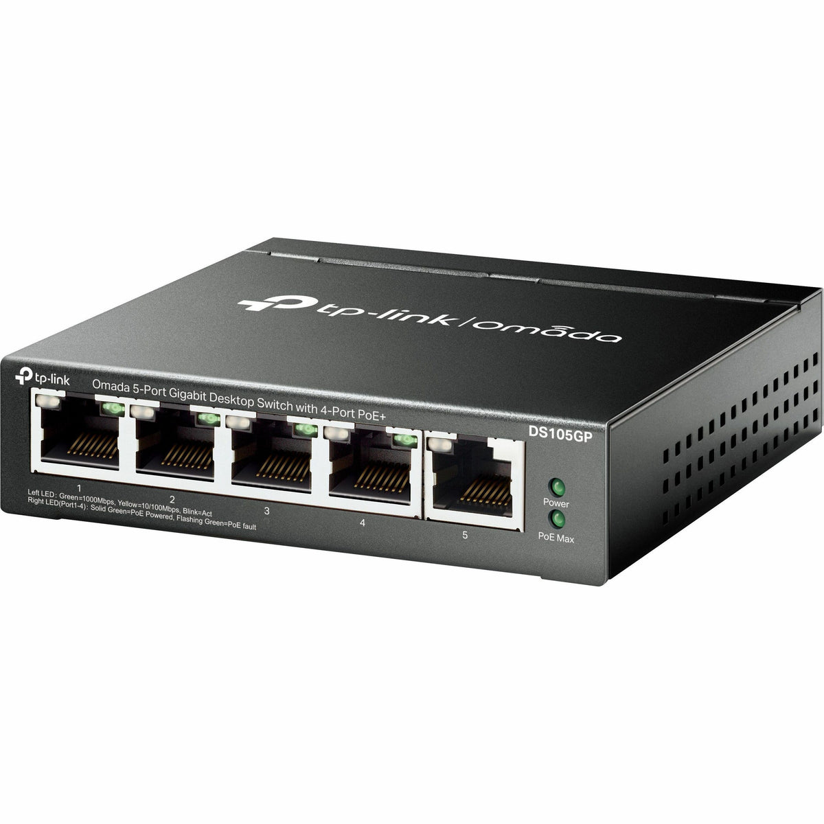 TP-Link Omada DS105GP 5-Ports Unmanaged Ethernet Switch - DS105GP