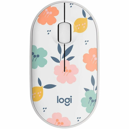 Logitech M340 Wireless Mouse with Limited Edition Prints, USB Receiver and Silent Clicks, Portable Wireless Mouse for Laptop, PC, Windows, Chrome, Surface, Floral Bouquet - 910-007280