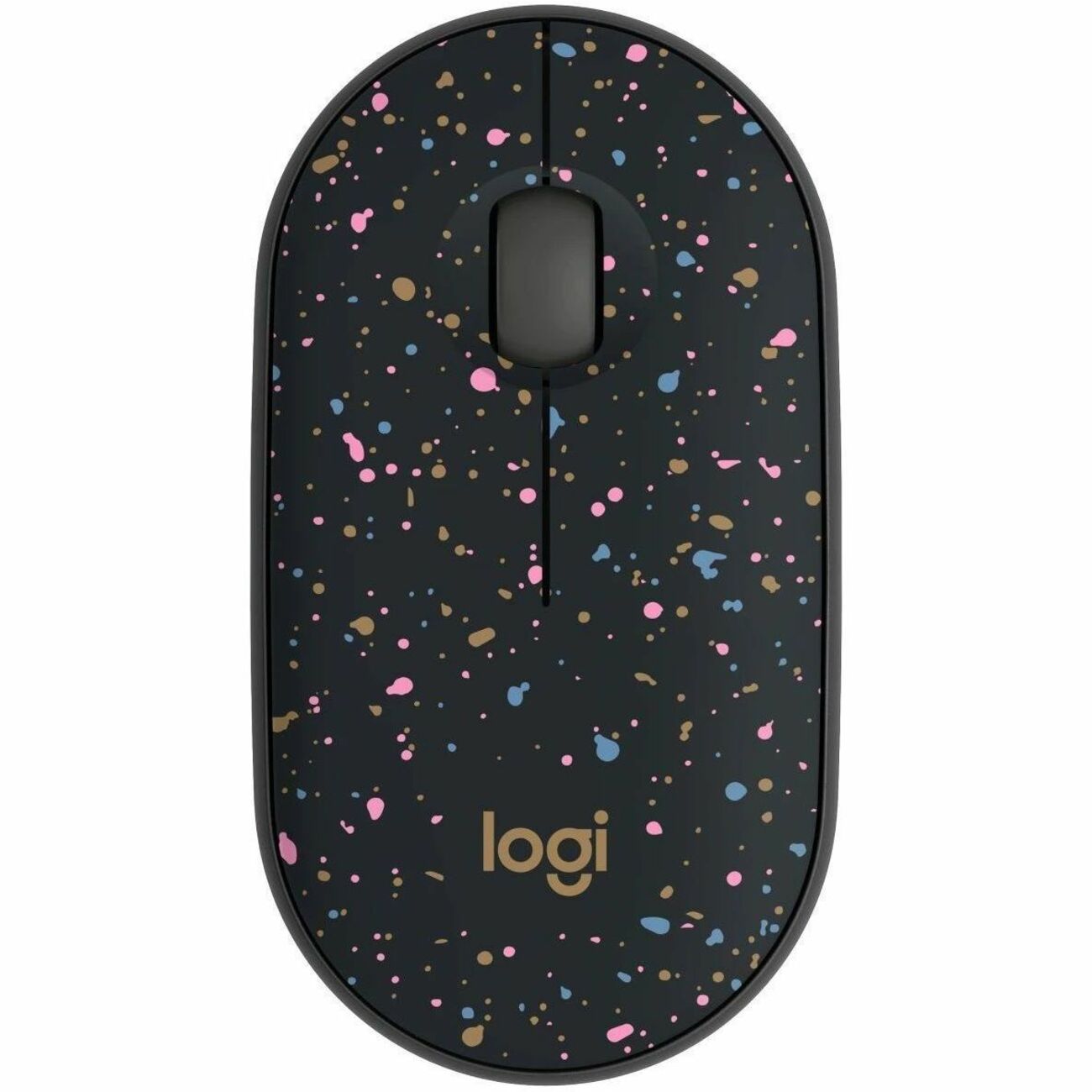 Logitech M340 Wireless Mouse with Limited Edition Prints, USB Receiver and Silent Clicks, Portable Wireless Mouse for Laptop, PC, Windows, Chrome, Surface, Speckles - 910-007281
