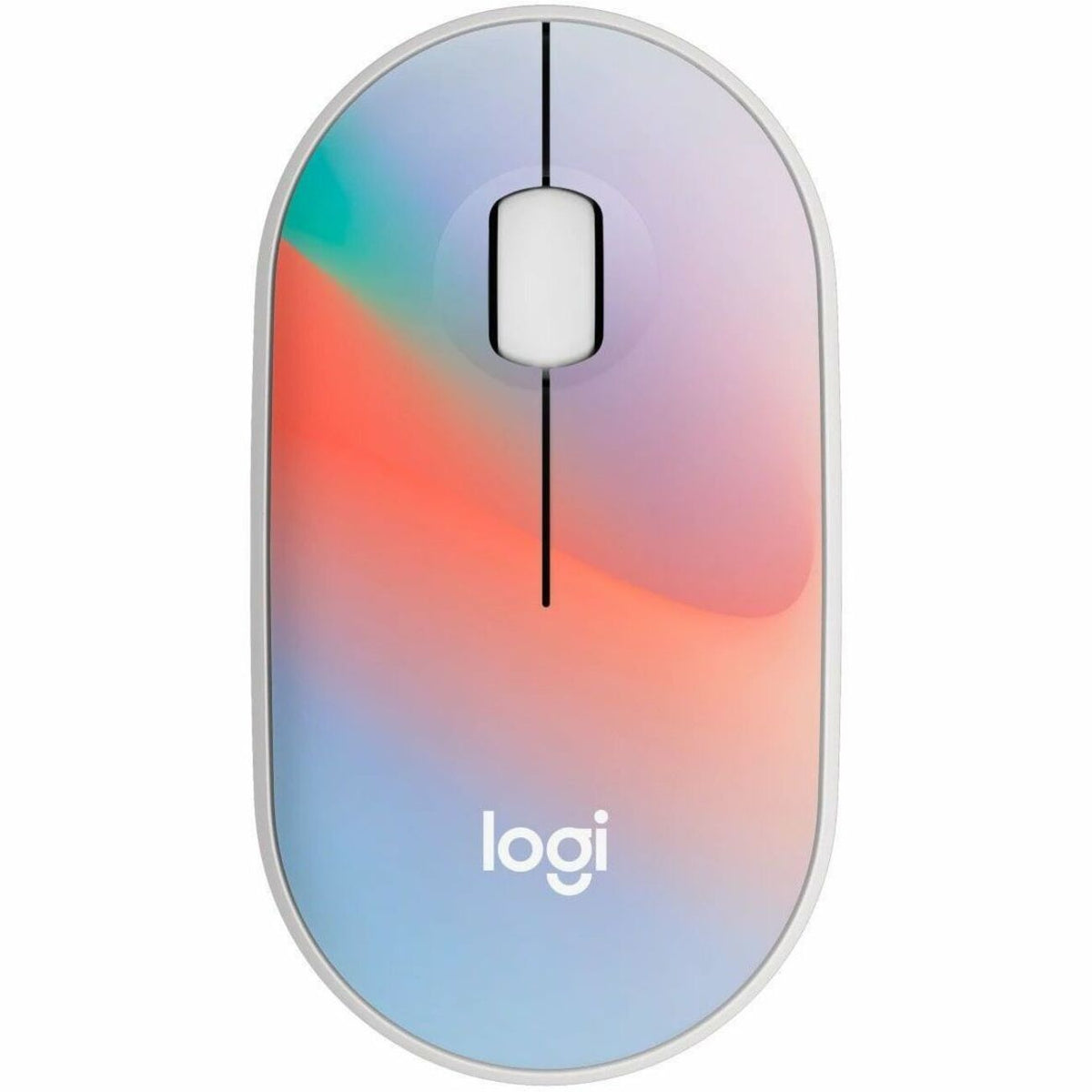 Logitech M340 Wireless Mouse with Limited Edition Prints, USB Receiver and Silent Clicks, Portable Wireless Mouse for Laptop, PC, Windows, Chrome, Surface, Sheer Dream - 910-007283
