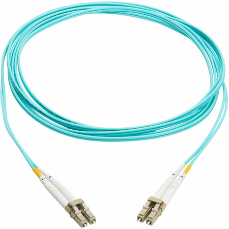 Eaton Tripp Lite Series 10Gb Duplex Multimode 50/125 OM3 OFNP Fiber Patch Cable (LC/LC) - Aqua, 3 m (9.8 ft.), TAA - N820-03M-TAA