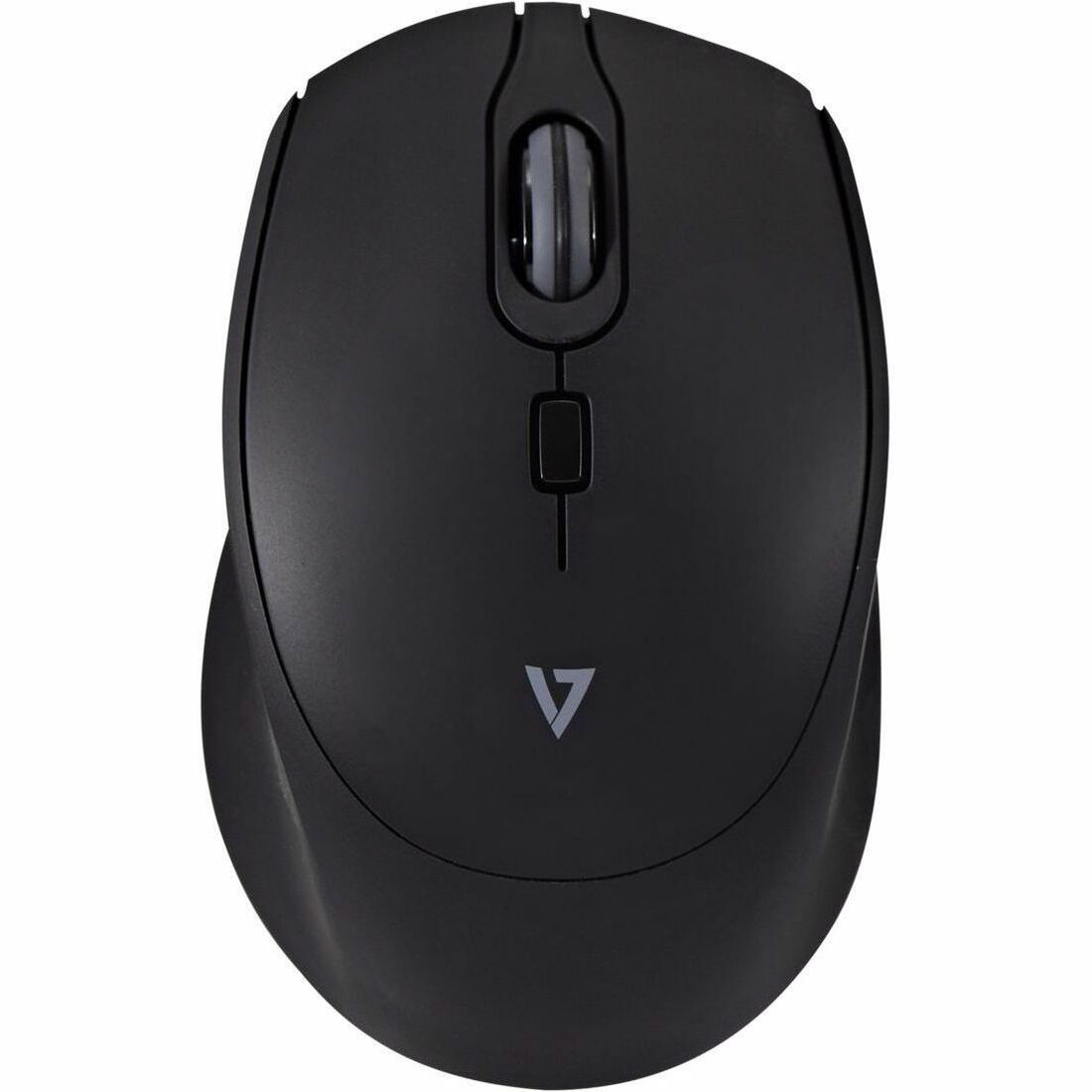 V7 MW350 Wireless Professional Silent Mouse - Optical - 2.4Ghz - Black - Wireless Connection - 1600 dpi - Scroll Wheel - 4 Button(s) - Soft Touch - Quiet Clicks - Battery Included - Compatible with PC, Mac, Chromebook - MW350