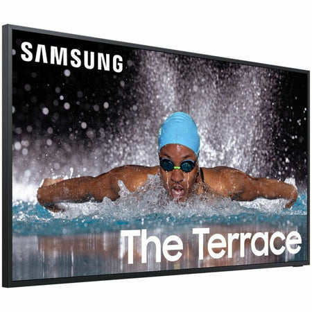 Samsung The Terrace LS QN85LST7CAF 84.5" Smart LED-LCD TV - 4K UHDTV - High Dynamic Range (HDR) - Titan Black - QN85LST7CAFXZA