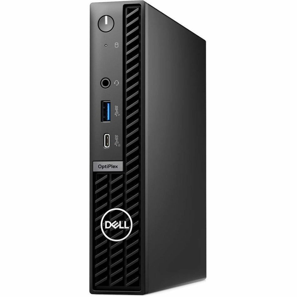 Dell OptiPlex 7000 7020 Desktop Computer - Intel Core i5 14th Gen i5-14500T - 16 GB - 256 GB SSD - Micro PC - Black - FV8NH