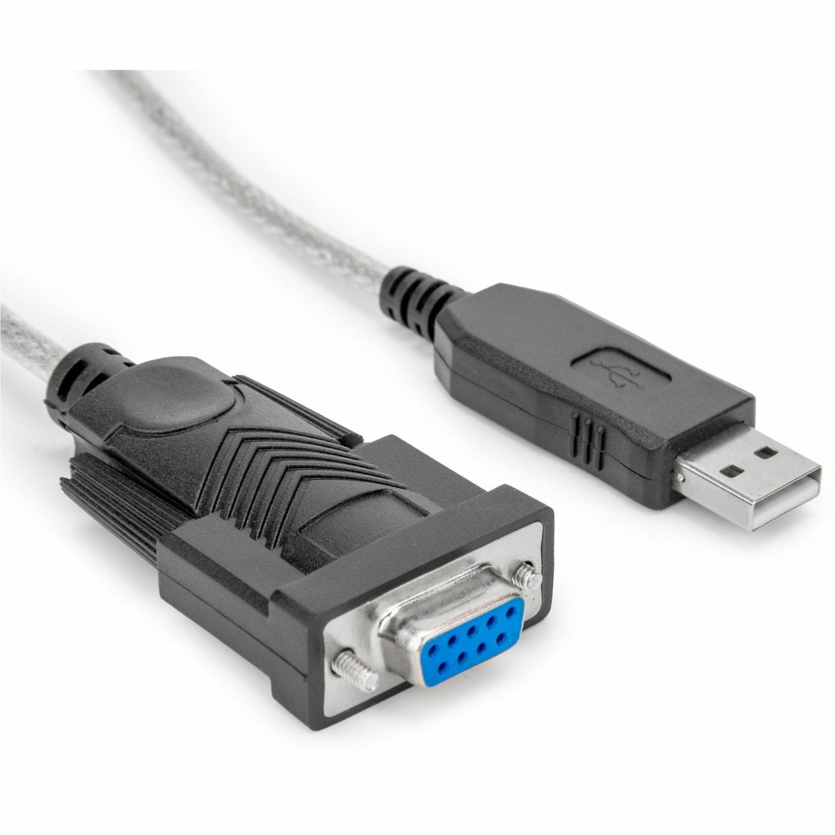 Rocstor 6ft 1 Port USB to Null Modem RS232 DB9 Serial DCE Adapter Cable with FTDI - Y10C700-B1