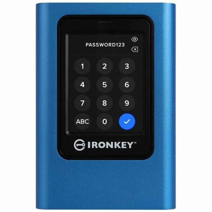 IronKey Vault Privacy 80 3.75 TB Portable Solid State Drive - External - TAA Compliant - IKVP80ES/3840G