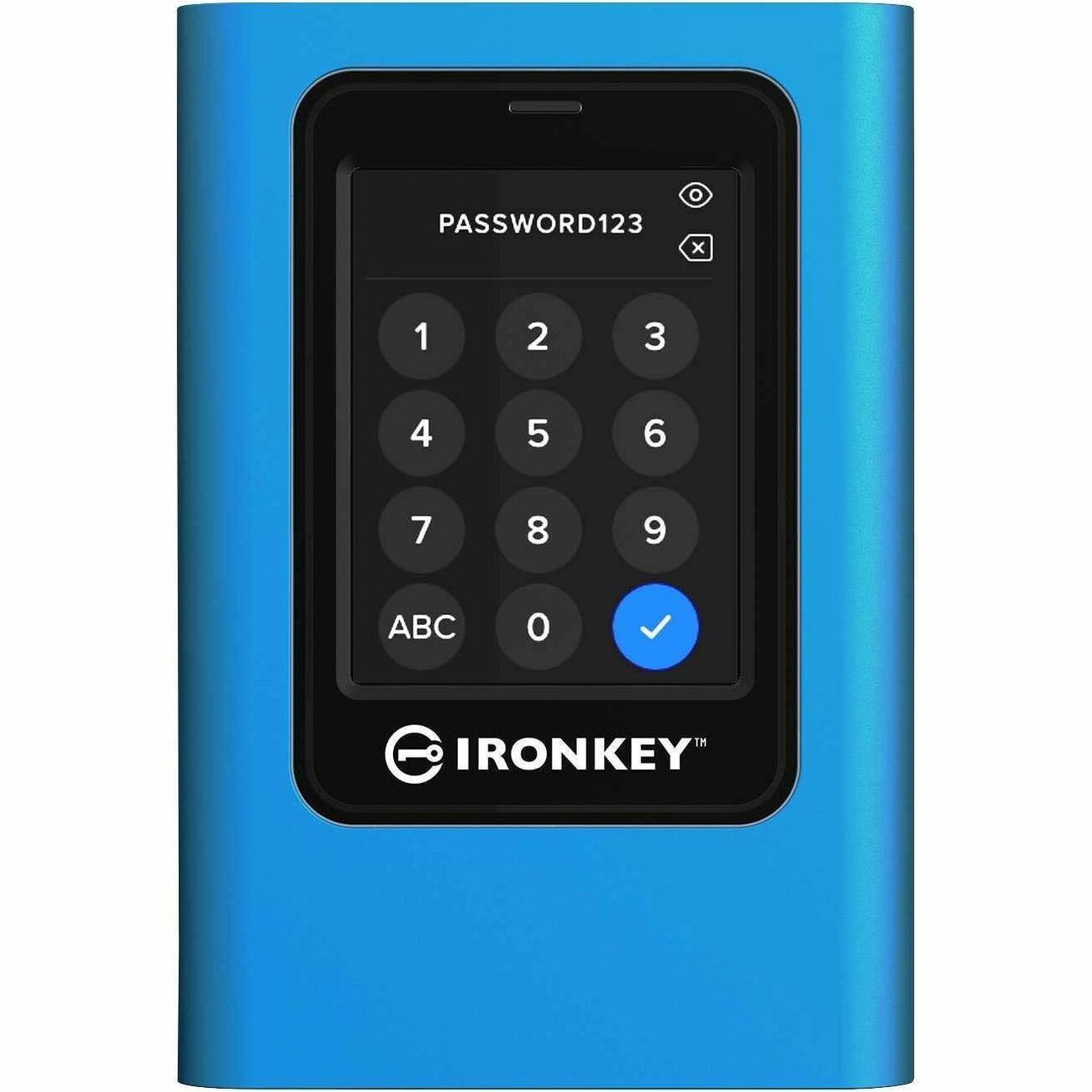 IronKey Vault Privacy 80 7.50 TB Portable Solid State Drive - External - TAA Compliant - IKVP80ES/7680G
