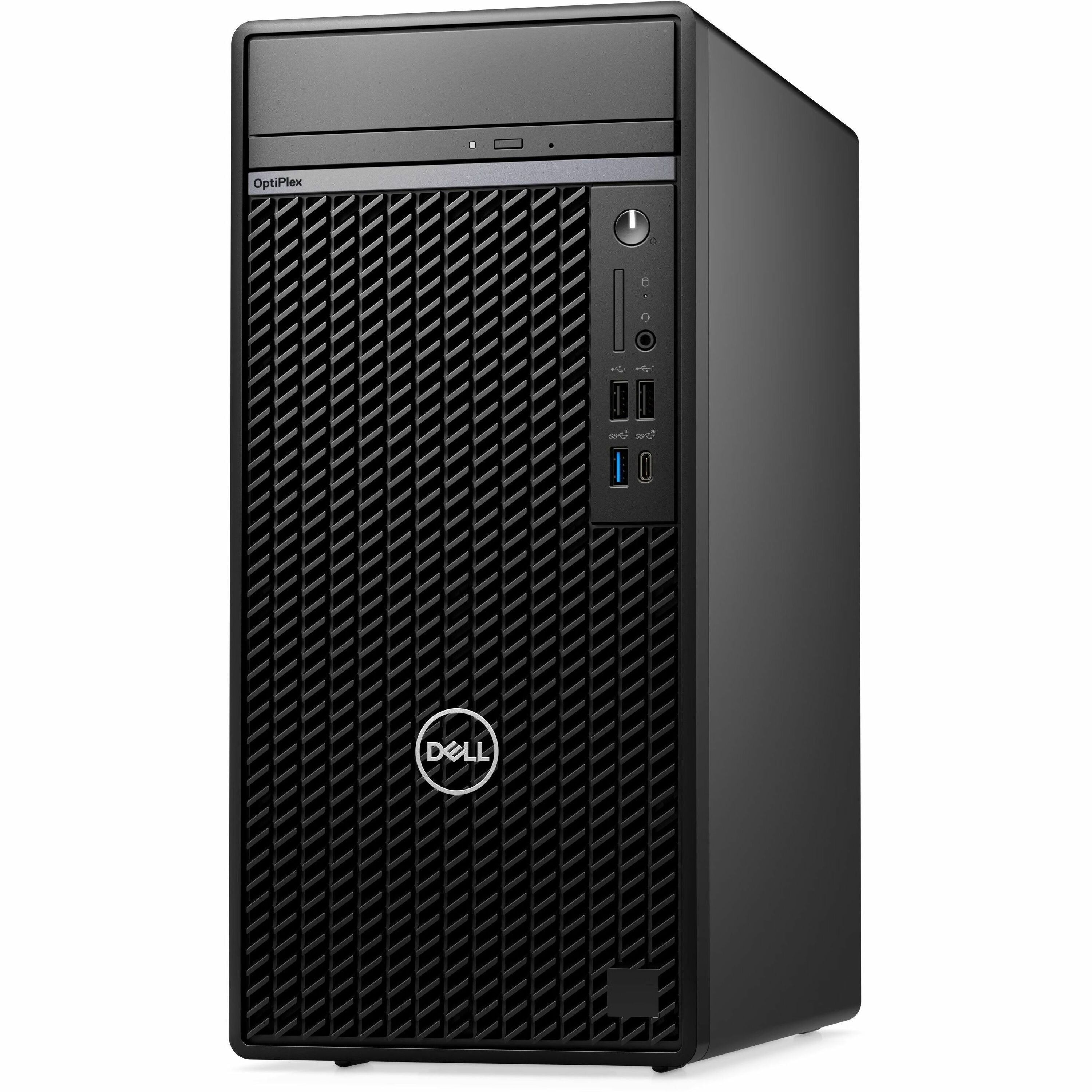 Dell OptiPlex 7000 7020 Desktop Computer - Intel Core i7 14th Gen i7-14700 - 16 GB - 512 GB SSD - Tower - Black - NF0Y8