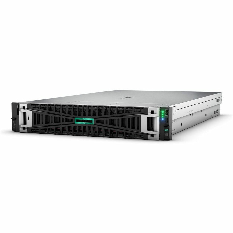HPE ProLiant DL380 G11 2U Rack Server - 1 x Intel Xeon Silver 4509Y 2.60 GHz - 64 GB RAM - 960 GB SSD - (2 x 480GB) SSD Configuration - P71680-005