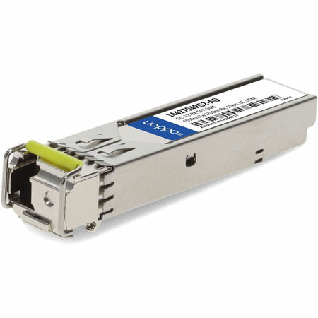 AddOn ADTRAN&reg; 1442704PG2 Compatible TAA OC-12-BX SFP Transceiver (SMF, 1550nmTx/1310nmRx, 15km, LC, DOM) - 1442704PG2-AO
