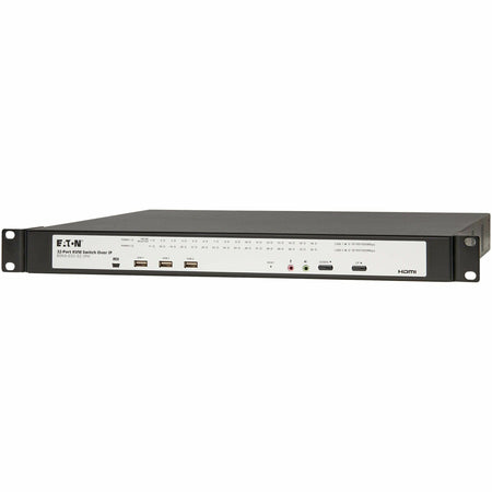 Eaton 32-Port Cat5e KVM over IP Switch - Virtual Media, 2 Remote/1 Local User, HDMI Output, 1U Rack-Mount, TAA - B064-032-02-IPH