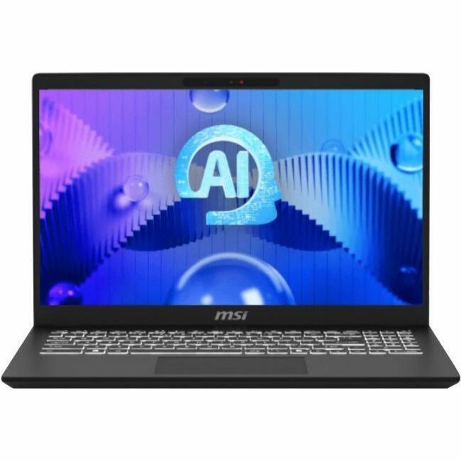 MSI Modern 15 H AI C1M Modern 15 H AI C1MG-028US 15.6" Notebook - Full HD - Intel Core Ultra 9 185H - 32 GB - 1 TB SSD - Classic Black - MOD15H14028