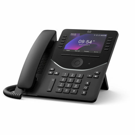 Cisco 9841 IP Phone - Corded - Corded - Desktop, Wall Mountable - Carbon Black - DP-9841-K9=