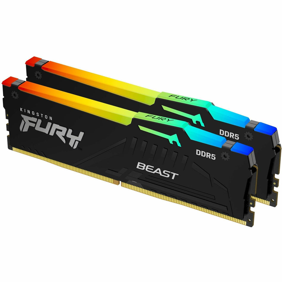 Kingston FURY Beast 32GB (2 x 16GB) DDR5 SDRAM Memory Kit - KF564C32BBEAK2-32