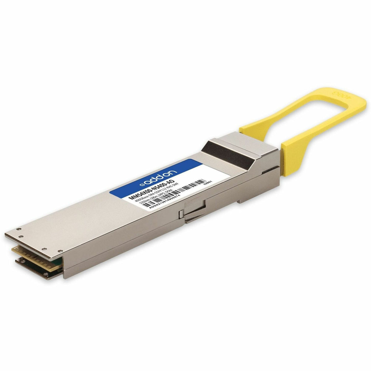 AddOn Mellanox&reg; MMS4X00-NS400 Compatible TAA 400GBase-DR4 PAM4 OSFP112 RHS Transceiver (SMF, 1310nm, 500m, MPO, DOM, CMIS 5.0) - MMS4X00-NS400-AO