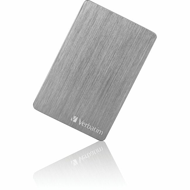 1TB Store 'n' Go ALU Slim Portable Hard Drive - Silver - 53663