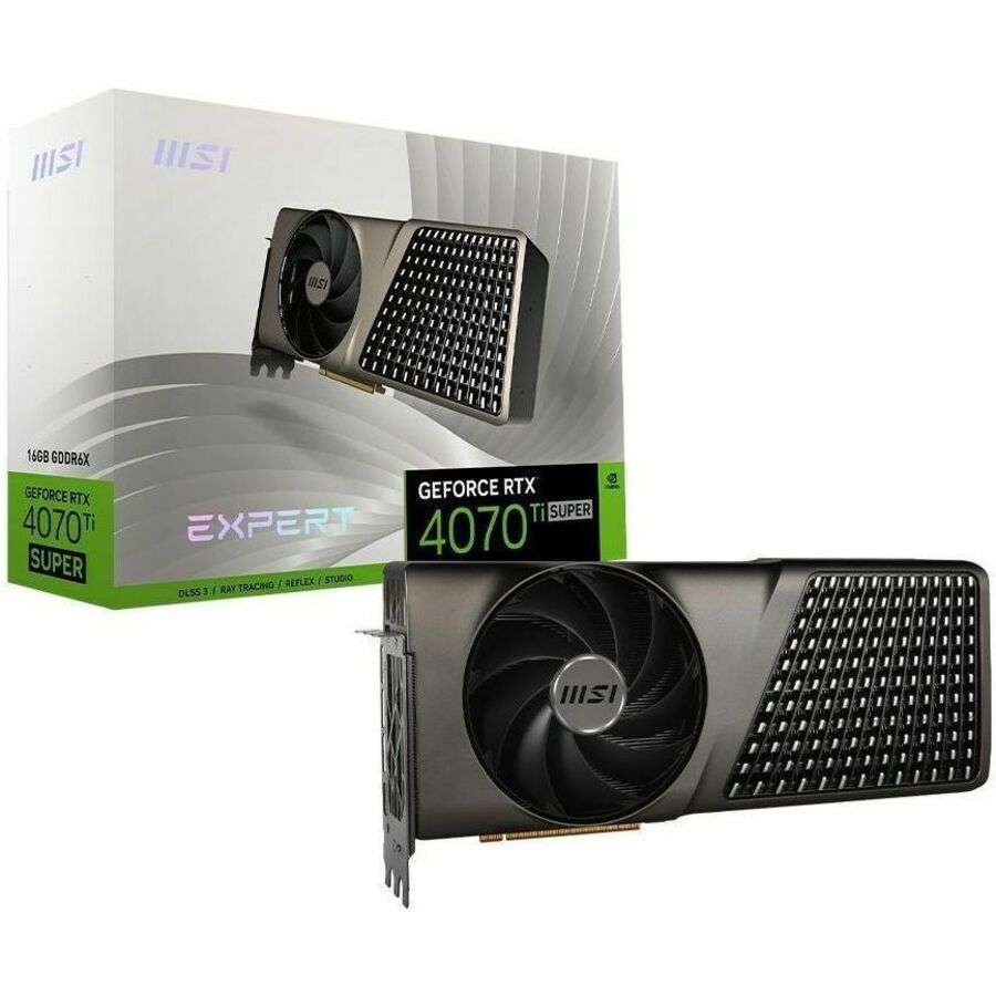 MSI NVIDIA GeForce RTX 4070 Ti SUPER Graphic Card - 16 GB GDDR6X - G407TS16E