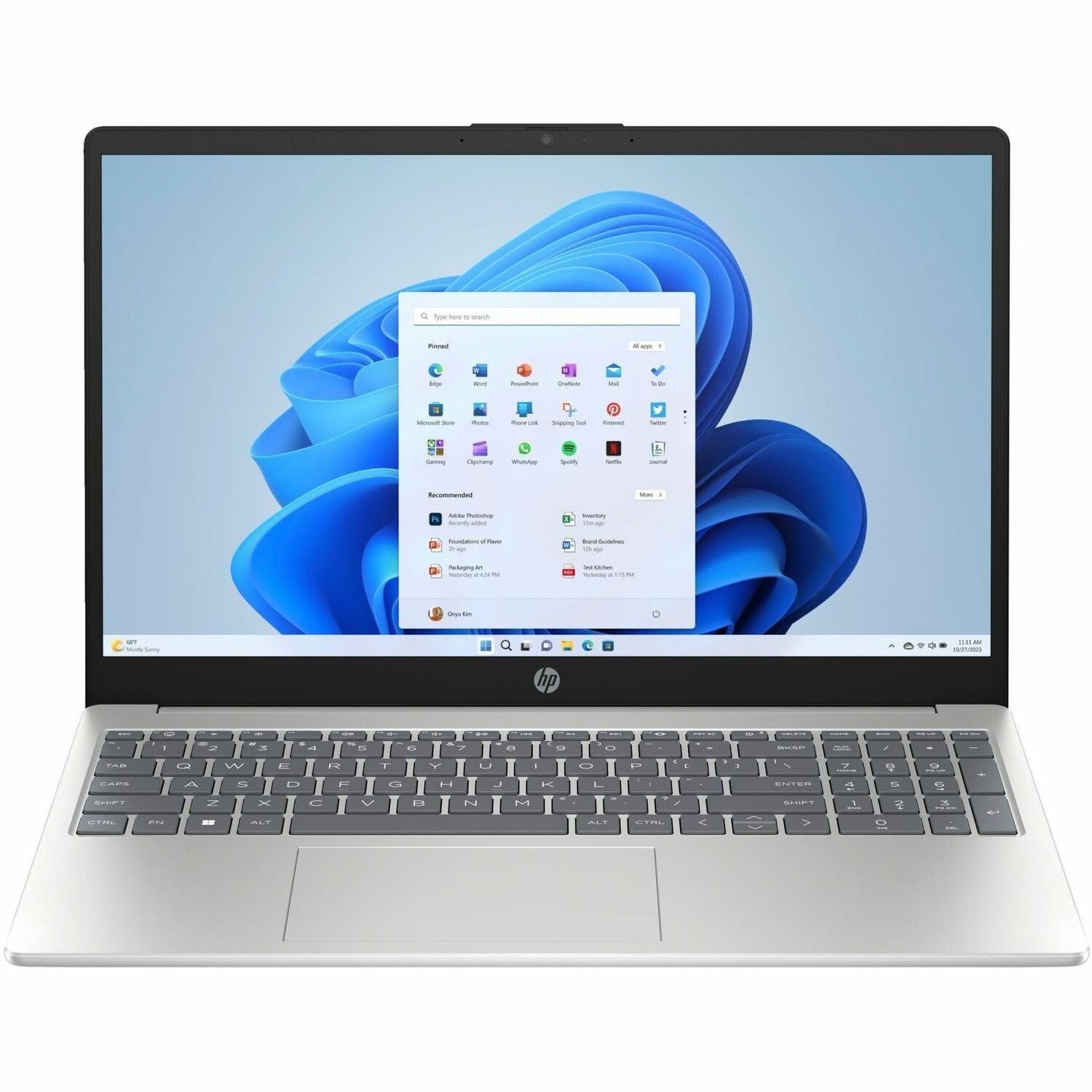 HPI SOURCING - NEW 15-fd0000 15-fd0056nr 15.6" Touchscreen Notebook - HD - Intel Core i3 13th Gen i3-1315U - 8 GB - 256 GB SSD - Natural Silver - 7H3A2UA#ABA