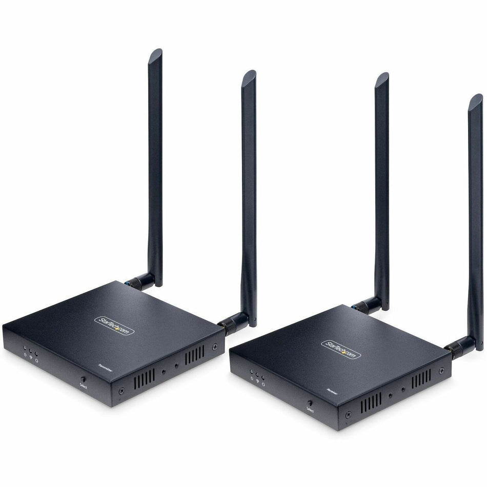 StarTech.com Wireless HDMI Extender, 4K 60Hz, Transmitter and Receiver Kit, Up to 165ft (50m), No Line-Of-Sight Required, IR Extension - ST121WHDS2