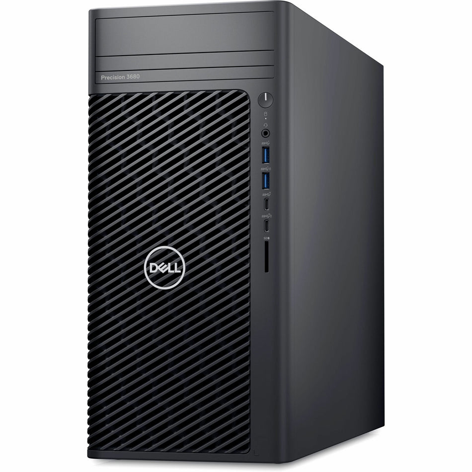 Dell Precision 3000 3680 Workstation - Intel Core i5 14th Gen i5-14500 - 16 GB - 512 GB SSD - Tower - Black - 8KRPJ