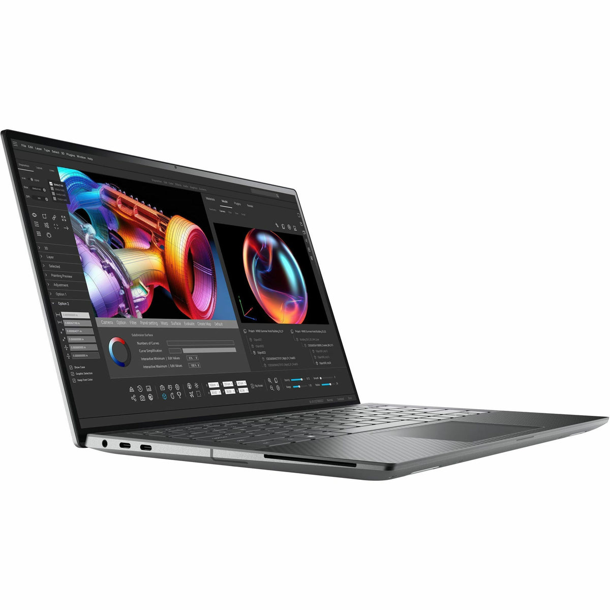 Dell Precision 5000 5490 14" Mobile Workstation - Full HD Plus - Intel Core Ultra 7 155H - 16 GB - 512 GB SSD - Aluminum Titan Gray - 7T7WH