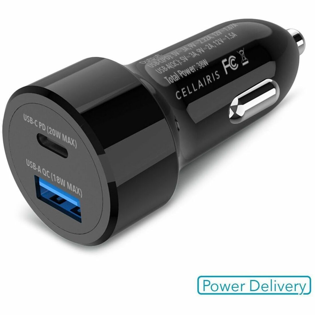 Cellairis Car Charger Power Delivery (PD) 38W - 04-0150103