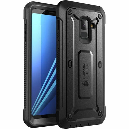 SUP Unicorn Beetle Pro Rugged Carrying Case (Holster) Samsung Galaxy A8+ (2018) Smartphone - Black - GXYA8P18UBPROBK