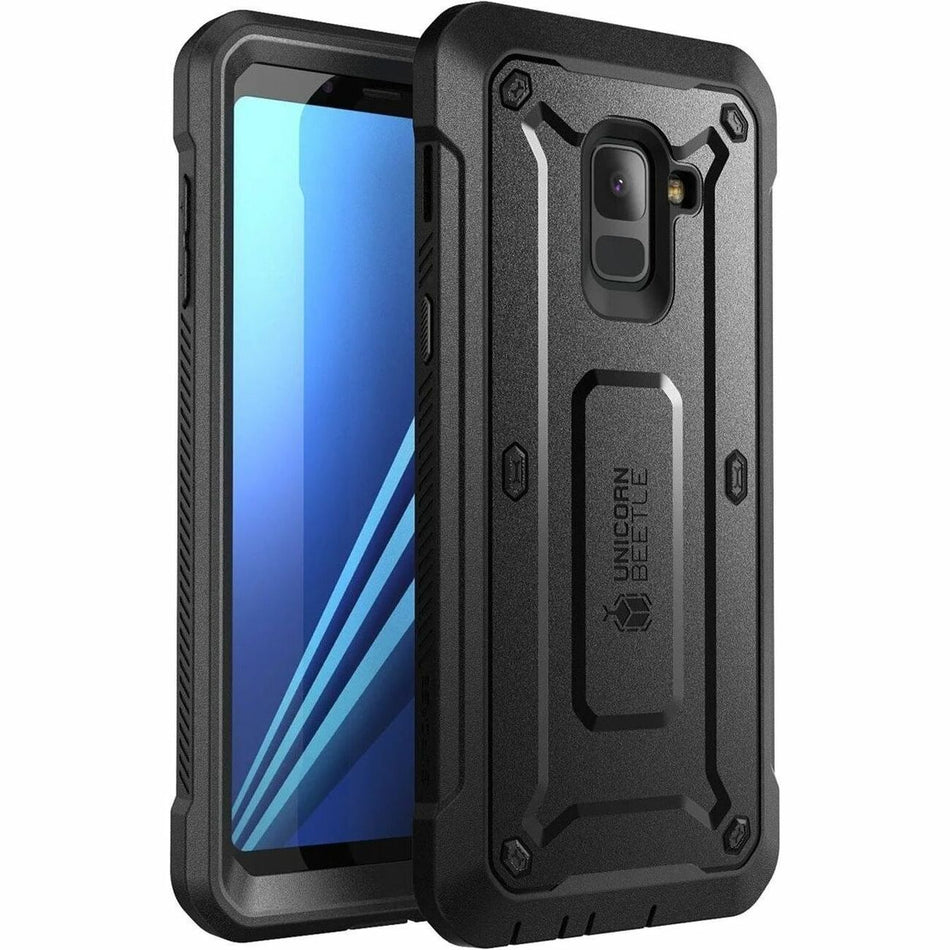 SUP Unicorn Beetle Pro Rugged Carrying Case (Holster) Samsung Galaxy A8+ (2018) Smartphone - Black - GXYA8P18UBPROBK