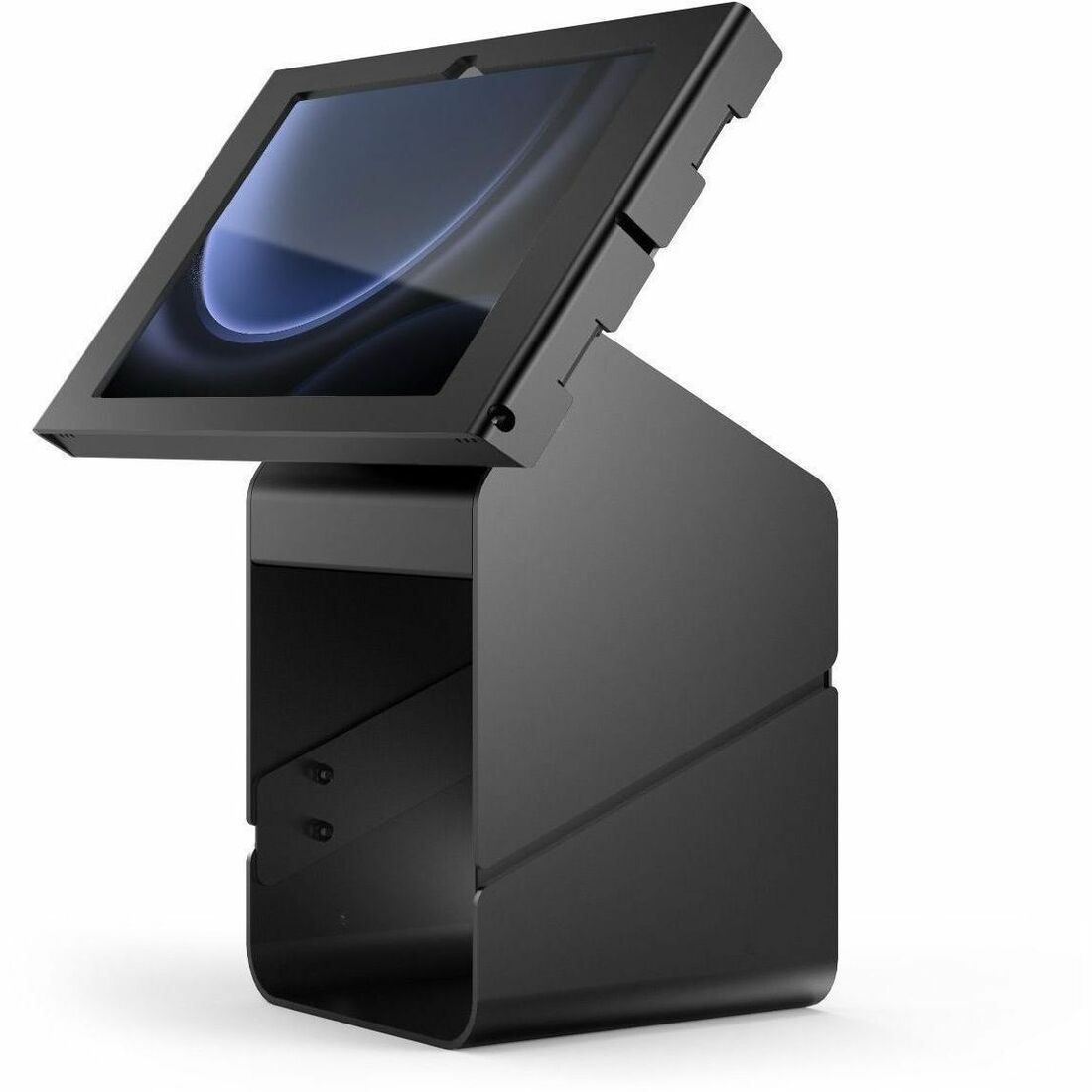 Compulocks Tablet POS Stand with Printer Mount - Tablet Printer Kiosk - PK01109GAPXB