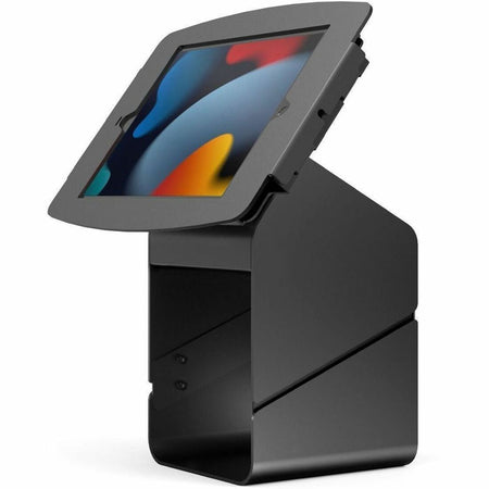 Compulocks Tablet POS Stand with Printer Mount - Tablet Printer Kiosk - PK01102IPDSB