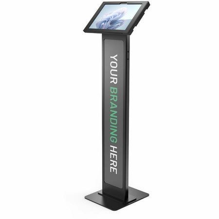 Surface Pro 8-11 Apex Enclosure Brandable Floor Stand Black - 140B580APXB